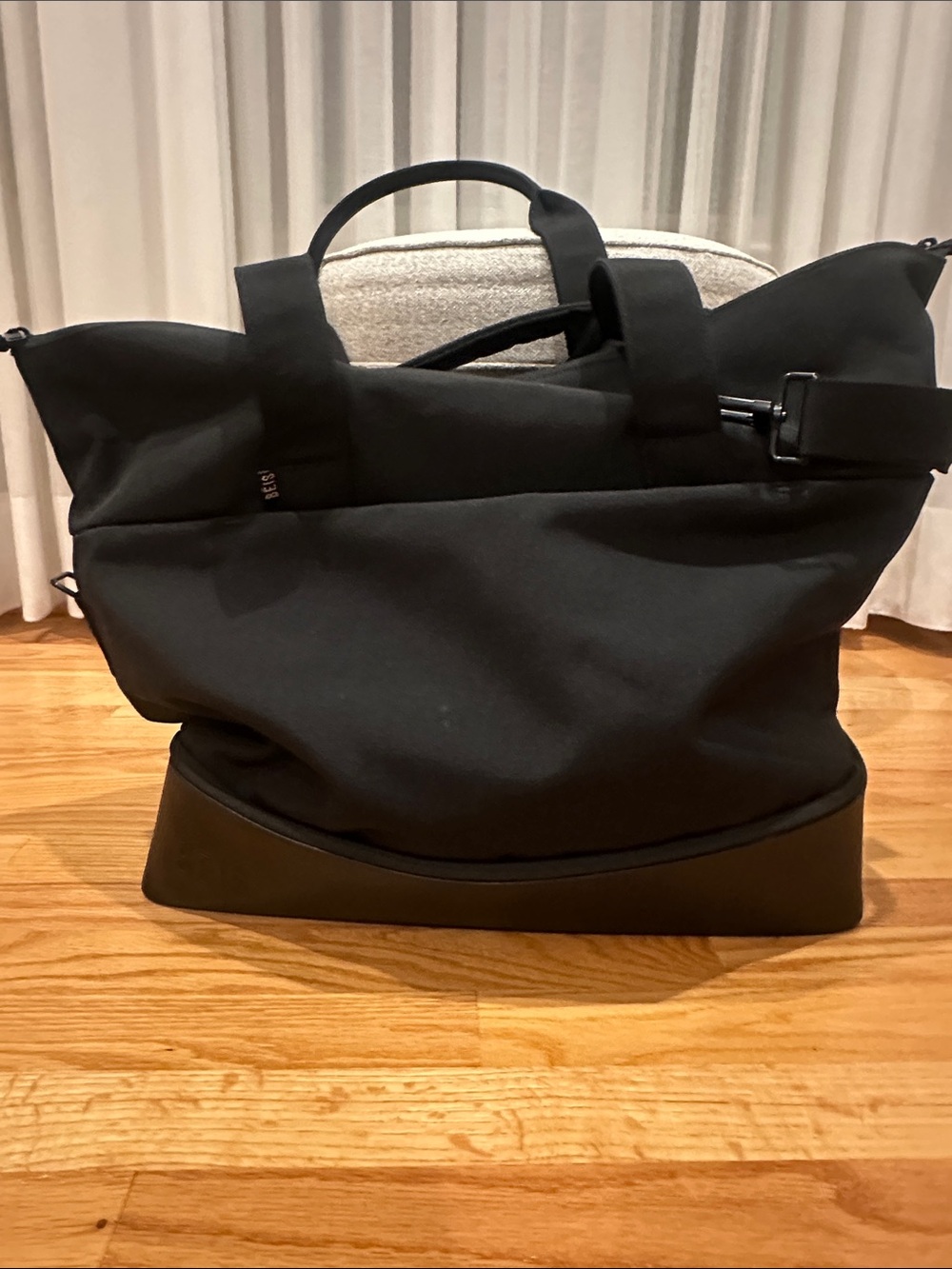 BEIS The *New* 2026 Weekender Overnight Travel Carry On Black Bag
